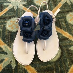 Floral Melissa Sandals 8